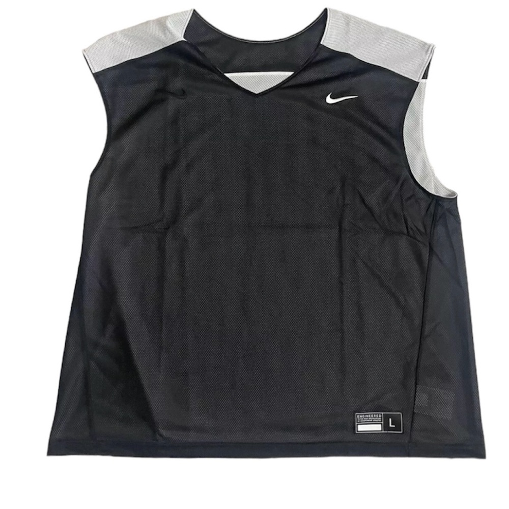 Nike Lacrosse Reversible Performance Training Jersey Men Black Size BQ3129-012
